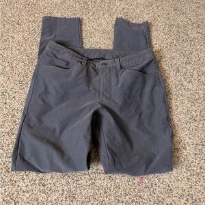 Men’s Lululemon ABC Pants Utilitech Iron Blue Sz 31 Canvas Like 5 Pocket